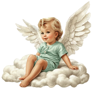 Gif animé ange enfant